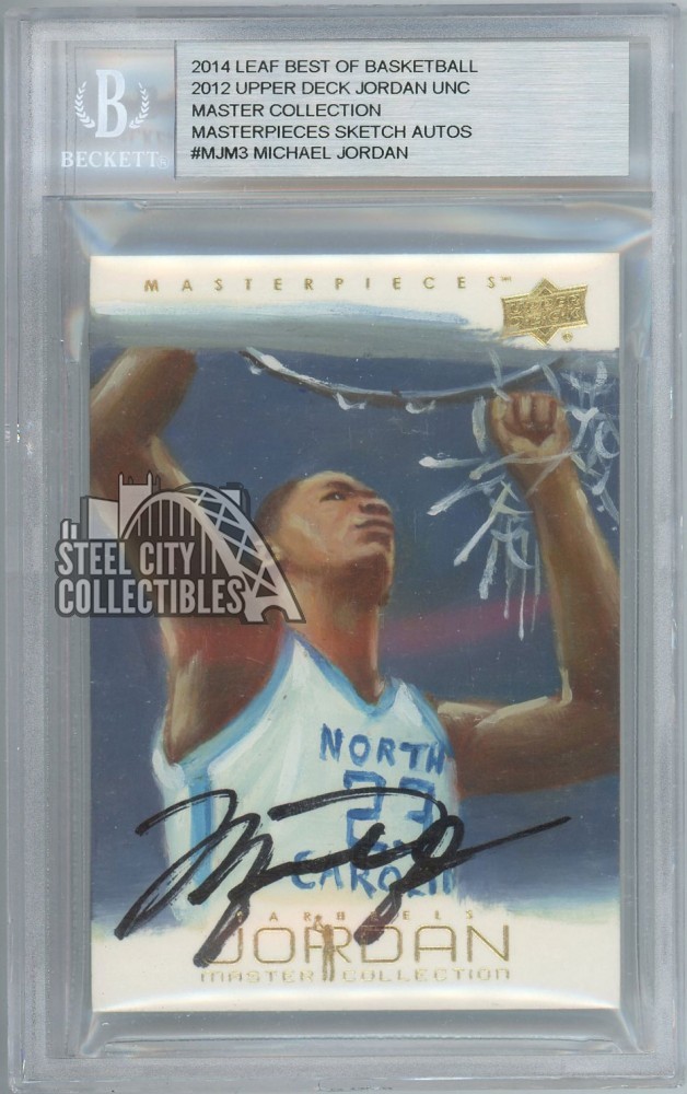 Michael Jordan 2012 UD Master Collection Masterpieces Sketch Auto Card MJM3 /30 — sold for $6,200 on eBay